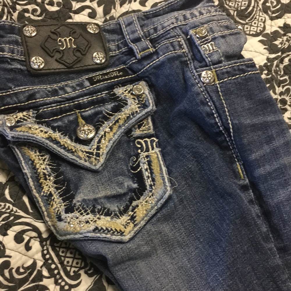 Miss me distressed jeans.